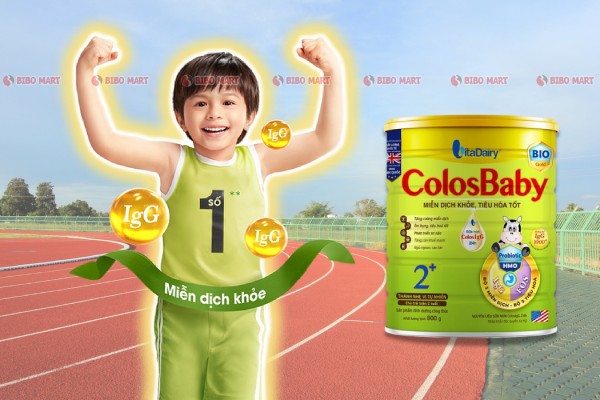 ColosBaby Bio Gold 2+ giúp bé tăng cường hệ miễn dịch