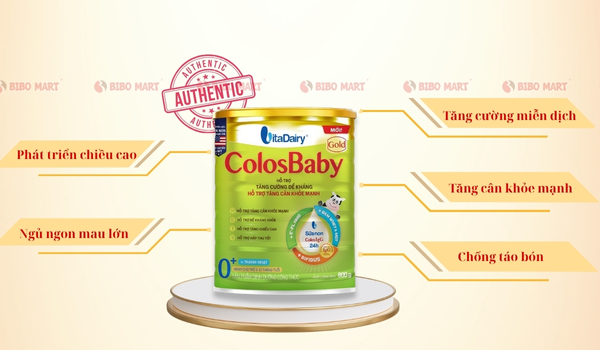 Công dụng nổi bật của sữa ColosBaby 0 12 tháng
