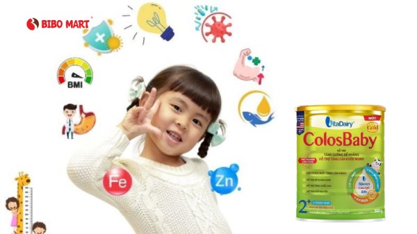 Công dụng nổi bật của sữa Colos Baby Gold 2+