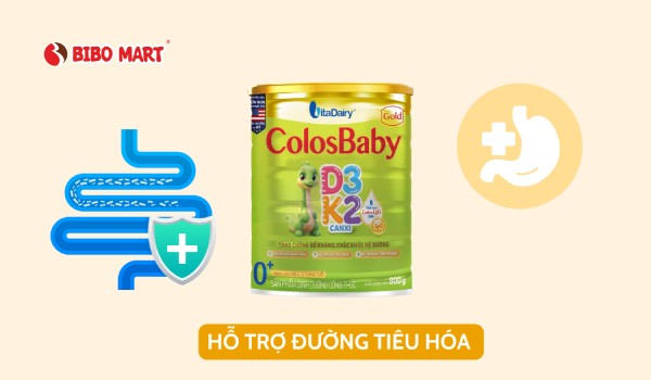 ColosBaby D3K2 hỗ trợ đường tiêu hóa cho bé