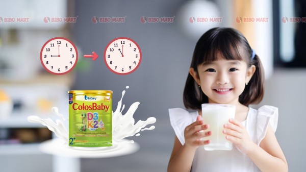 Thời điểm uống sữa ColosBaby D3K2 tốt nhất