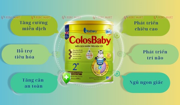 Công dụng của ColosBaby Bio Gold 2