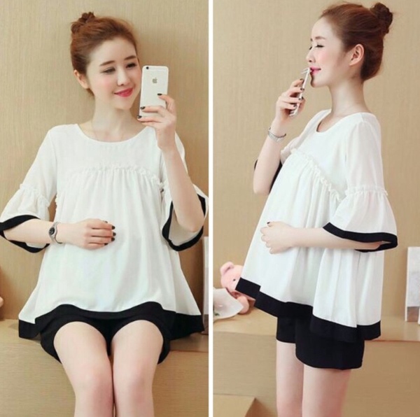 Áo babydoll cho bà bầu