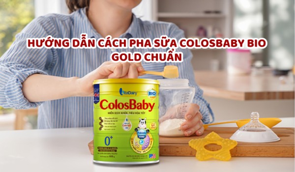Cách pha sữa chuẩn cho bé