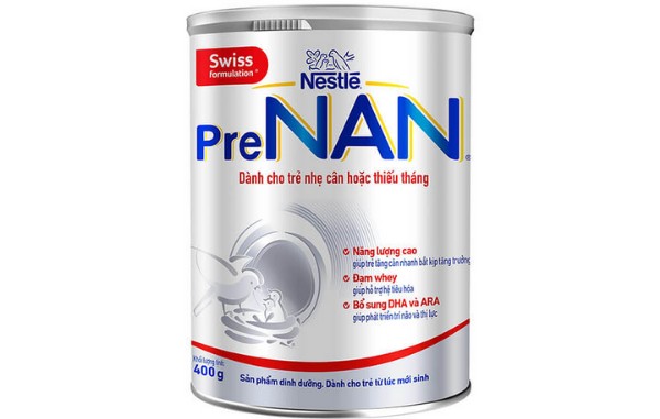 Sữa Pre Nan cho trẻ sơ sinh nhẹ cân hoặc thiếu tháng 