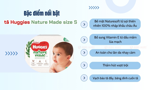 Đặc điểm nổi bật Huggies Nature Made
