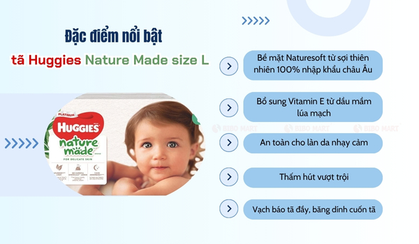 Đặc điểm nổi bật Huggies Nature Made