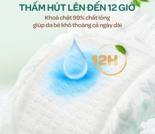Tã quần Huggies Nature Made với khả năng thấm hút vượt trội
