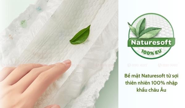 Bề mặt từ sợi thiên nhiên nâng niu làn da bé
