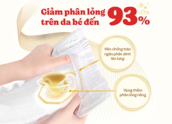 Khả năng thấm hút và khóa chặt phân lỏng