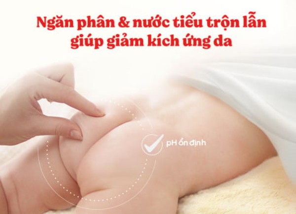 Giảm kích ứng và duy trì độ PH cho da bé