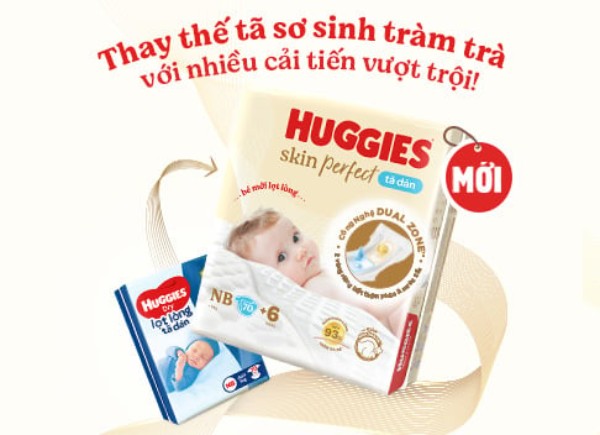 Phiên bản nâng cấp thay thế Huggies Dry