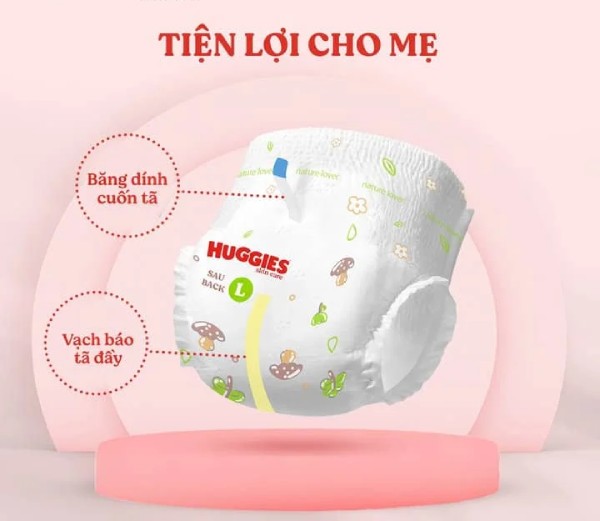 Vạch báo đầy và băng dính cuốn tã tiện lợi