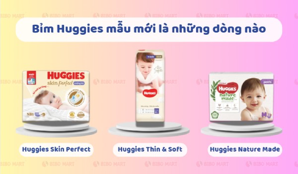 Bỉm Huggies mẫu mới
