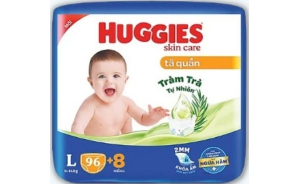 Tã quần Huggies Skin Care Tràm Trà ngăn ngừa hăm tã