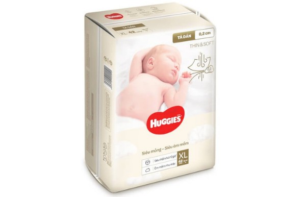 Tã Hàn Huggies Thin & Soft siêu mỏng