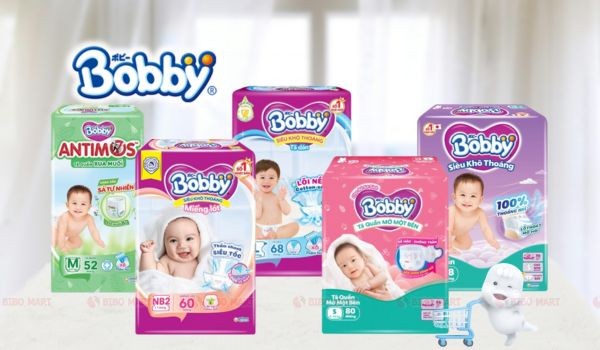 Một số dòng tã bỉm của Bobby