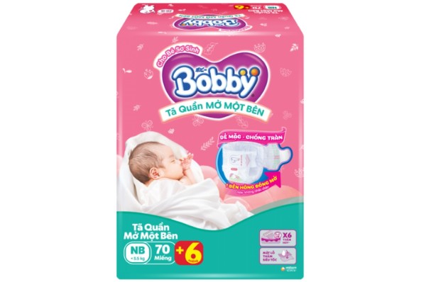 Bỉm - Tã quần Bobby mở một bên 