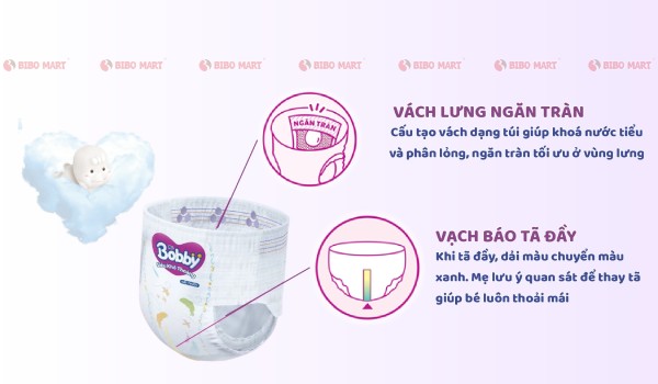 Thiết kế vách lưng dạng túi ngăn tràn