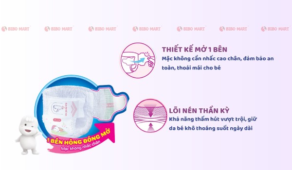 Tã Bobby thấm hút vượt trội