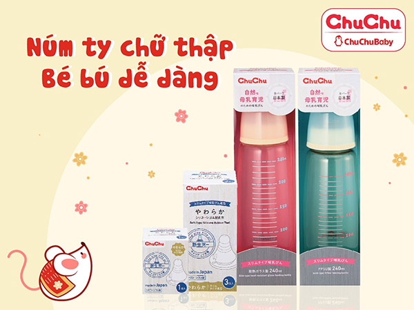 Bình sữa, núm ty ChuChu Baby được sản xuất từ chất liệu an toàn