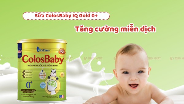 Sữa Colosbaby IQ Gold giúp bé cải thiện hệ miễn dịch