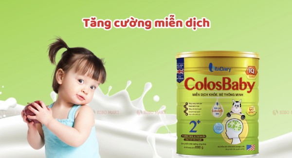 Sữa ColosBaby IQ Gold số 2 hỗ trợ tăng cường hệ miễn dịch