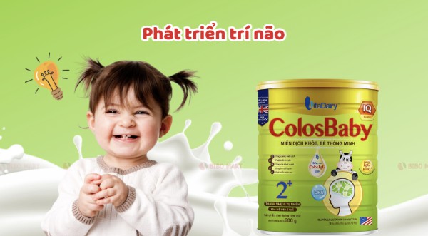 Sữa ColosBaby IQ Gold giúp bé phát triển trí tuệ