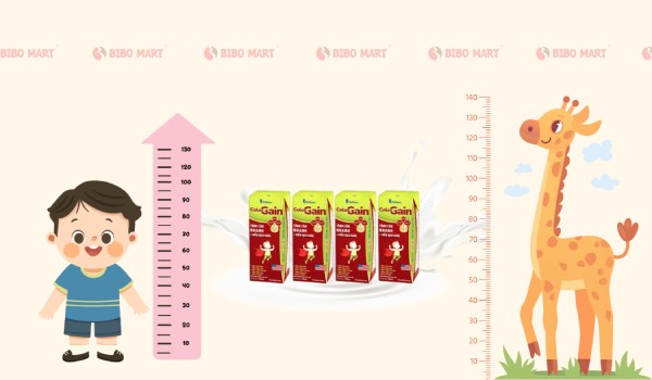 Colos Gain hỗ trợ phát triển chiều cao cho bé trên 1 tuổi