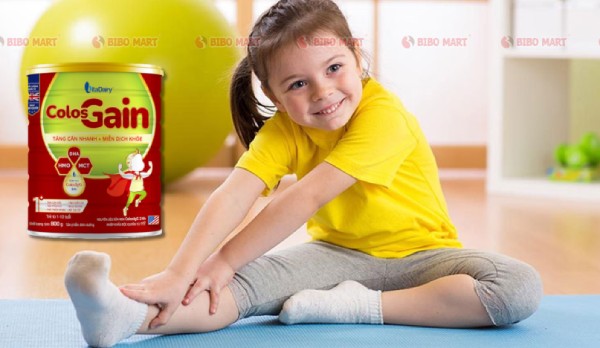 Bé được bổ sung dinh dưỡng giúp hệ xương chắc khỏe, dẻo dai