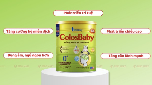 Công dụng sữa Colosbaby IQ với trẻ