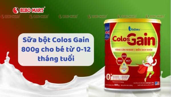 Nên mua sữa bột Colos Gain số 0 tại các cửa hàng uy tín