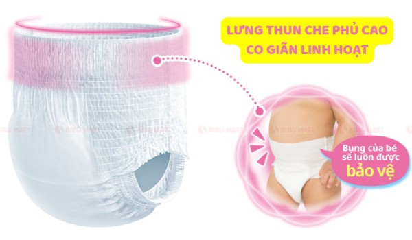 Thiết kế thân thiện, linh hoạt theo chuyển động của bé
