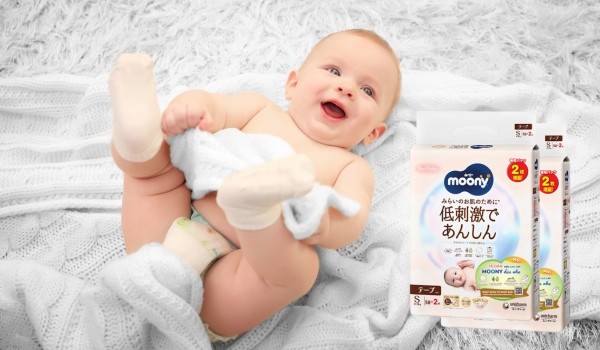 Moony Natural size S mềm mại an toàn cho da bé