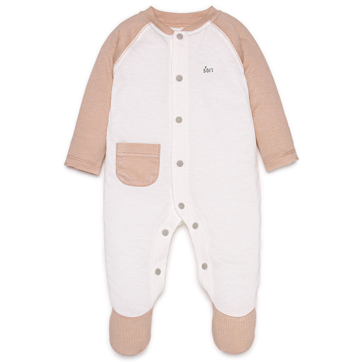 Body BT SS CG cổ bo có túi Bibos HY 397831 nâu